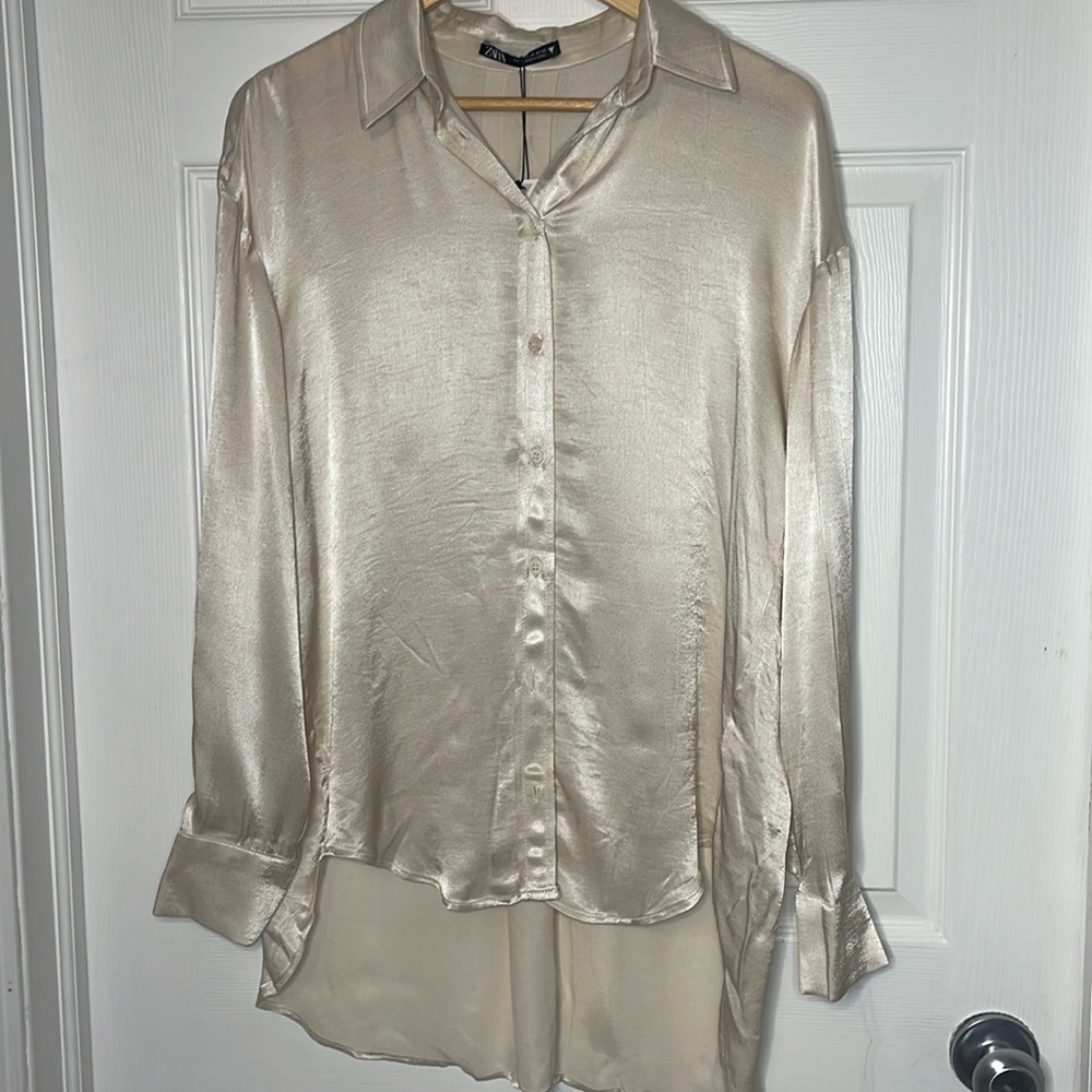 Hight end shirt long sleeve mulberry , silk blouse.